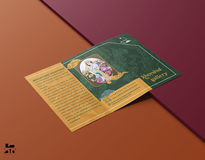 khorashid gallery leaftlet design