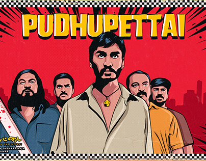 Pudhupettai Jukebox Illustrations | Behance