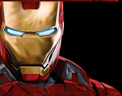 Iron Man Diseñado en Illustrator