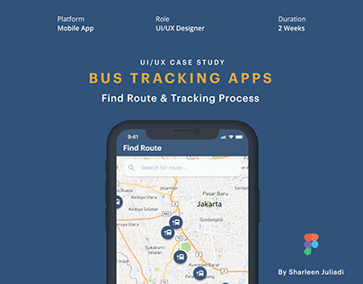 UI/UX Case Study - Bus Tracking Apps | Find Route