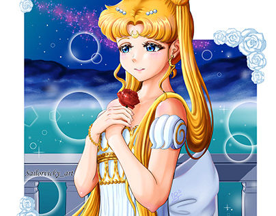 Sailor moon. Princesa Serenity. Fanart