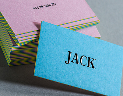 3PLY Business cards with Embossing and Letterpress