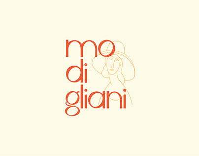 «Modigliani» restaurant branding