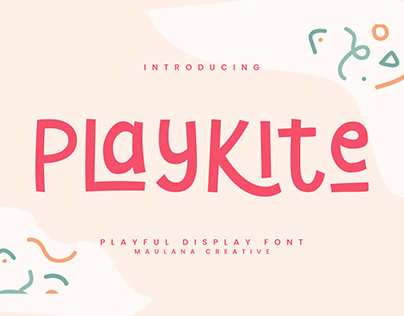 Playkite Playful Display Font