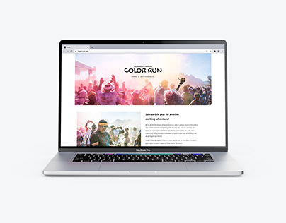Color Run Website Design
