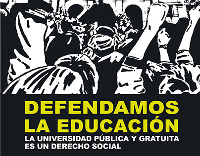 Afiche - Educación pública