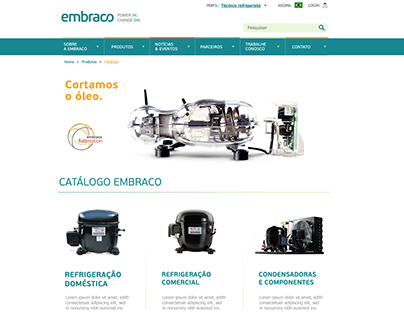 Proposal for Embraco Website