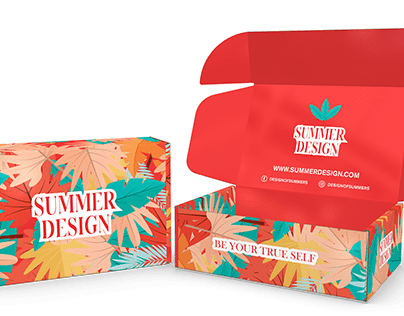 Summer design Mailer box packaging