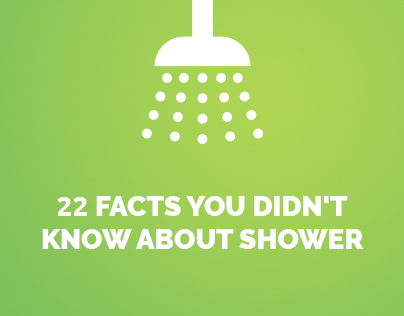 Infographic: 22 Facts you didn't know about shower