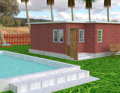 3D HOUSE MODEL V-RAY