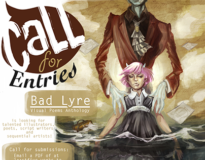 Bad Lyre Anthology Poster Painting