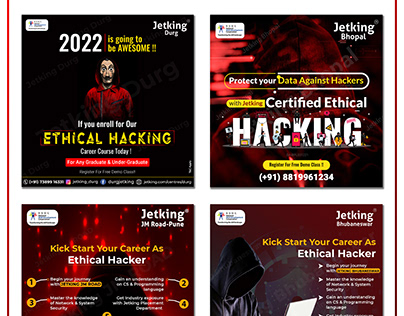 Social Media Post For Ethical Hacking Course Post.