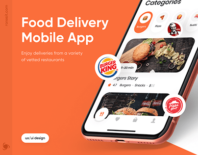 Food Delivery Mobile App | UI/UX Design