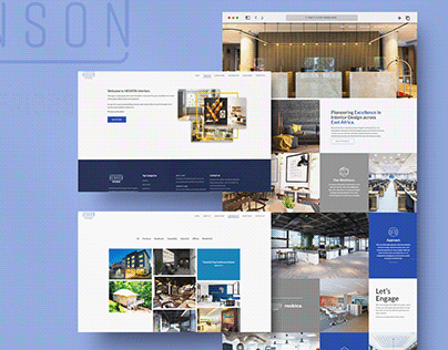 Web design project for Henson interiors