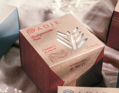 PADIE – Biodegradable Pads Branding & Packaging Design