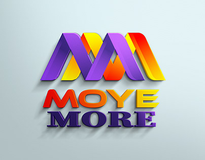M 3D Logo Design