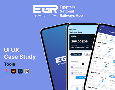 Project thumbnail - Egyptian National Railways App Redesign