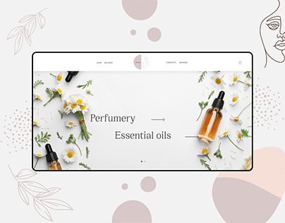 Small online store of perfumes and essential oils