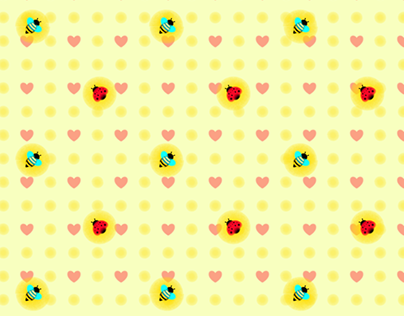 Pattern #13 (Bees and Ladybugs)