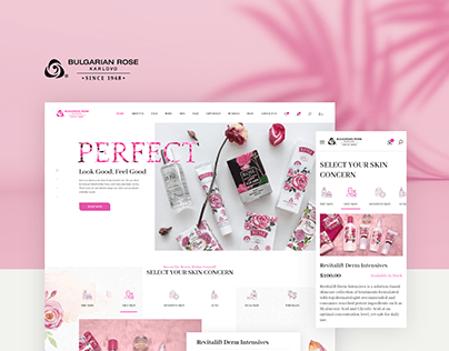 Blugarian Rose Website Design