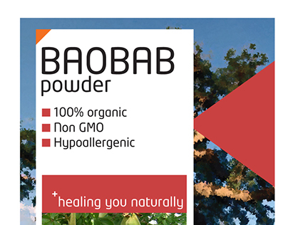 Umoyo - Moringa & Baobab Powder Label