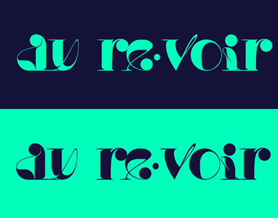 Logo concept for music band - au revoir