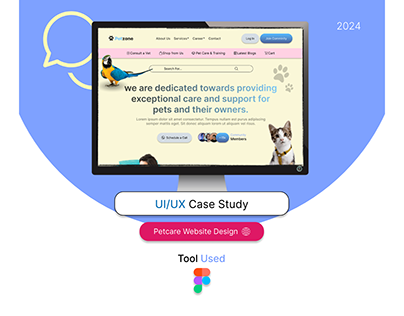 UI/UX Case Study for Petcare Website