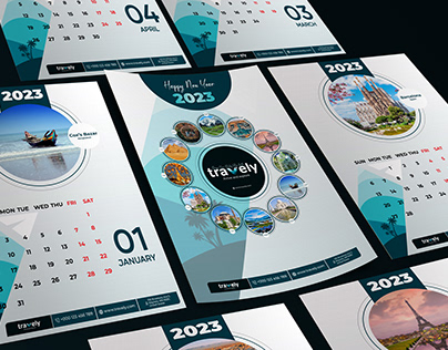 New Wall Calendar Design For Travely