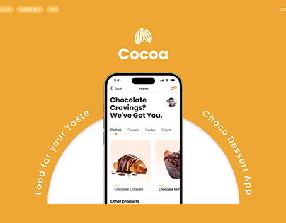 Cocoa food E-commerce iOS App | UI UX