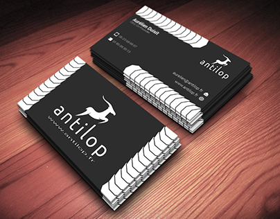 Business Card for Antilop (99design contest)