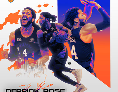 Derrick Rose poster on Behance  Derrick rose, Sport poster, Sport