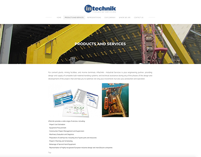 Intechnik webpage