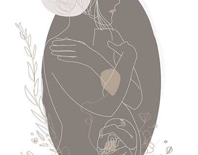 Maternité portraits illustrations