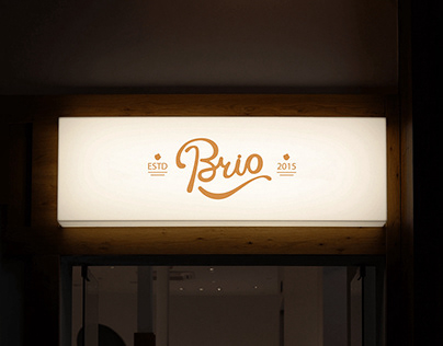 Brio | Логотип ресторана | Фирменный стиль ресторана