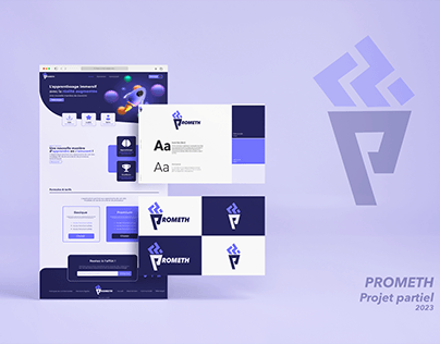 Prometh - Brand design & UI/UX design