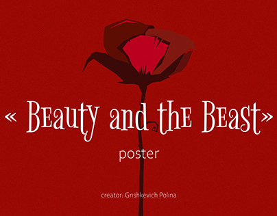 Poster "Beauty and the Beast"