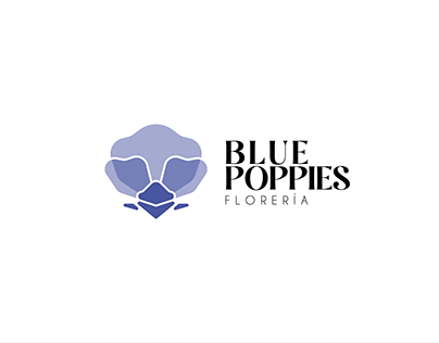 Brand Identity "BLUE POPPIES" Flower Shop