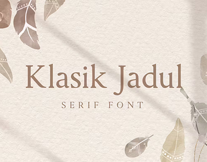 Klasik Jadul Font