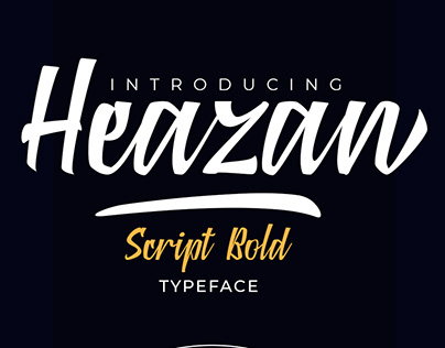 Heazan - Script Font