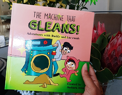The Machine that Gleans illustrative childrens book
