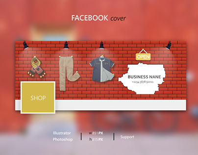 Facebook clothes shop cover