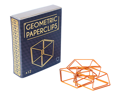 GEOMETRIC PAPERCLIPS (GIFTED DESIGNS) - 4 styles [2017]