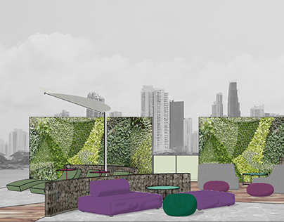 Interior design | Apartment terrace design Panama City