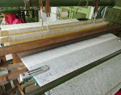 yarn spinning, dying, weaving, garment construction