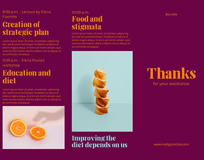 Project thumbnail - diet strategy prochure