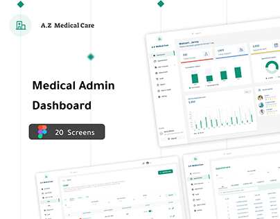 Project thumbnail - Medical Admin Dashboard