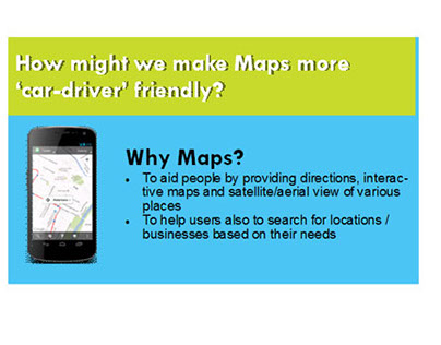 Making Maps more car friendly