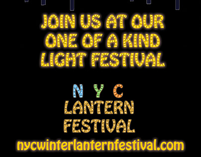 NYC Lantern Festival Poster Back