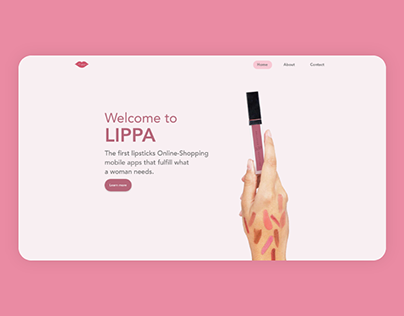 LIPPA Beauty - Web Design
