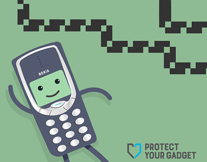 Protect Your Gadget - Digital Illustrations